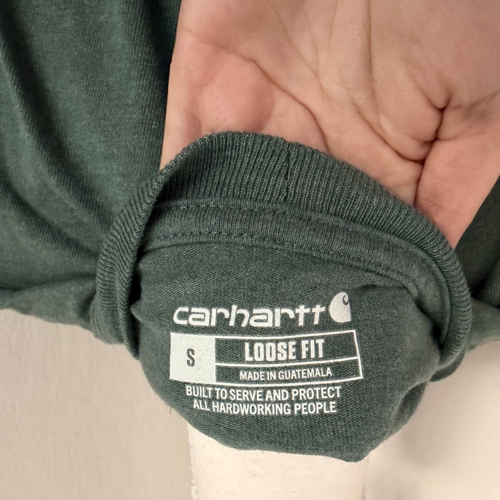 Carhartt Men's Short Sleeve Tee in Forest Green - Picture 4 of 4